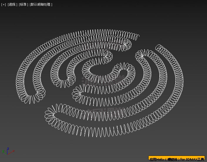 3Dmax怎么做电炉丝模型？(图6)